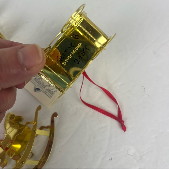 SALE-Lot of Biltmore Estate Ornaments-metal miniatures and ceramic Angel icicle - Picture 4 of 16